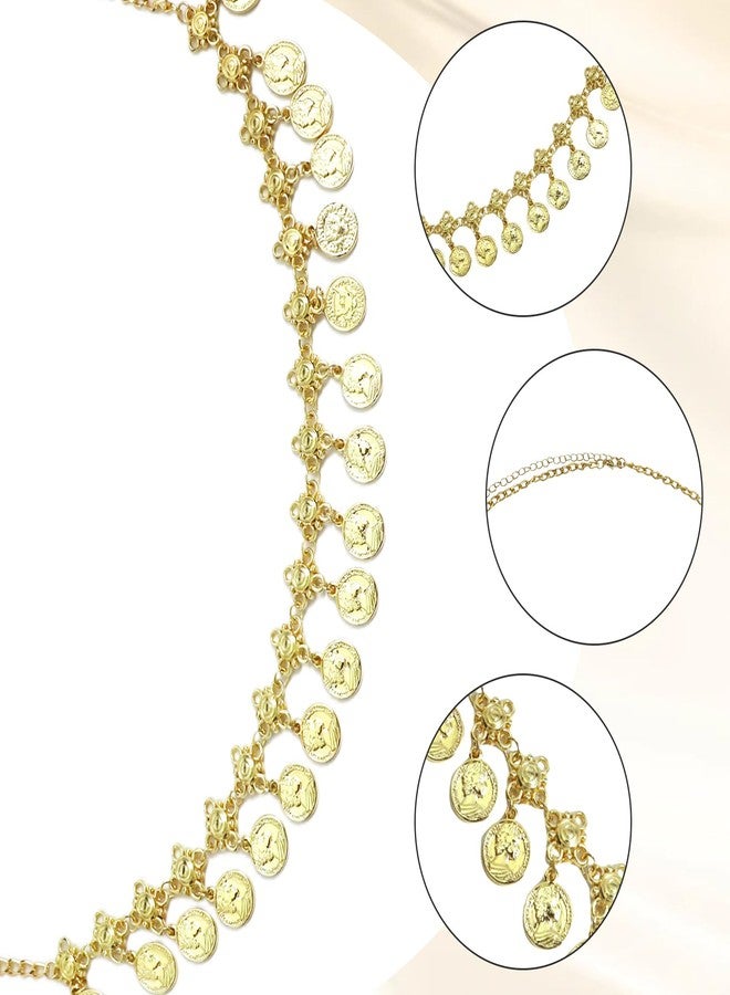 Gallipower Waist Chain Belt Women Ladies,Gold Chain Belts,Adjustable Chain Belts Fashion,Plus Size Belts For Women,Adjustable Body Waist Link Belts For Jeans Dresses - Image 3